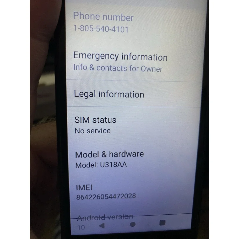 AT&T Android 16GB 4G LTE Smart Camera Phone Works A1